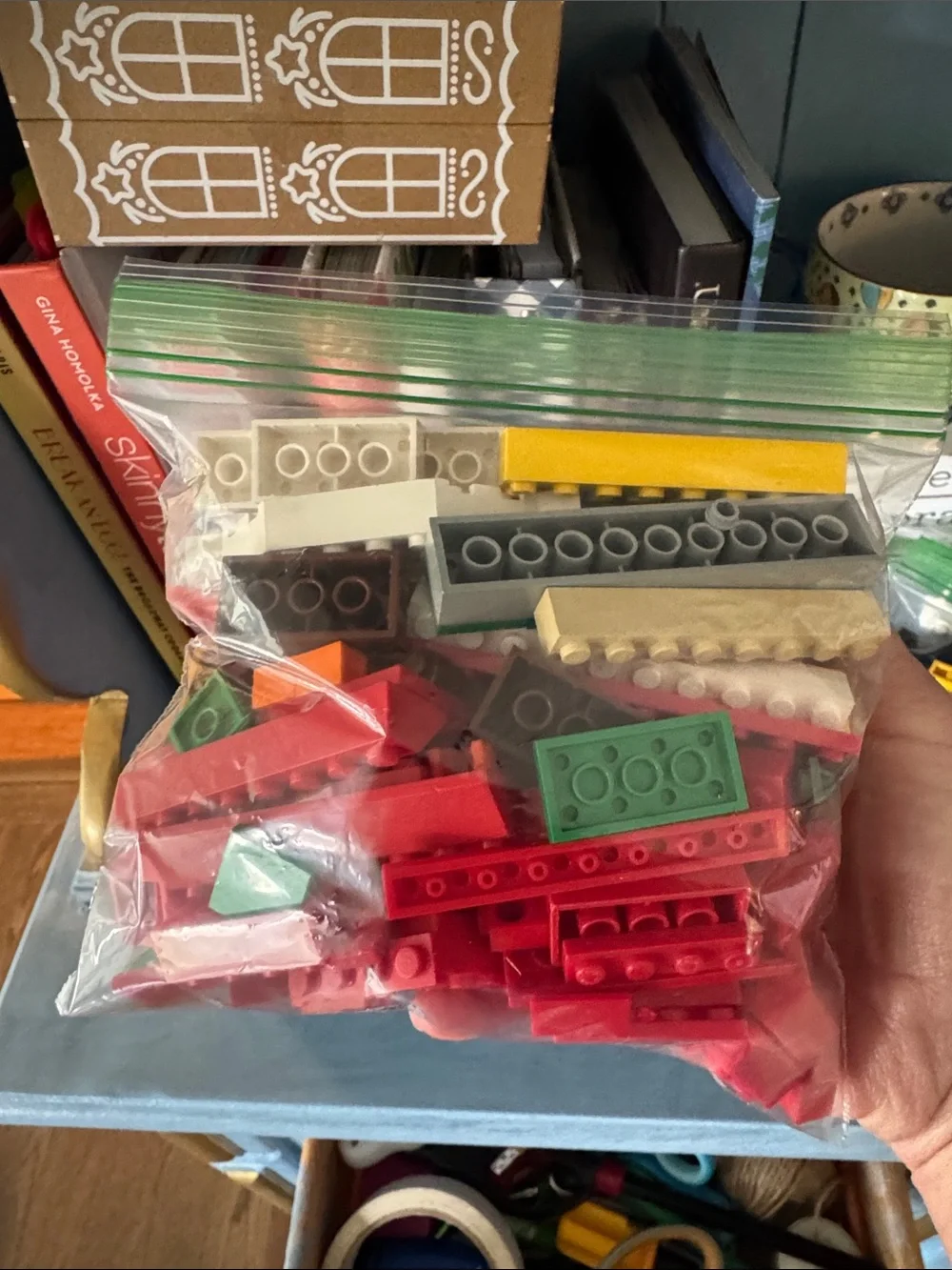 Lego Mixed Red and Gray Building Brick Set - Kids Toys